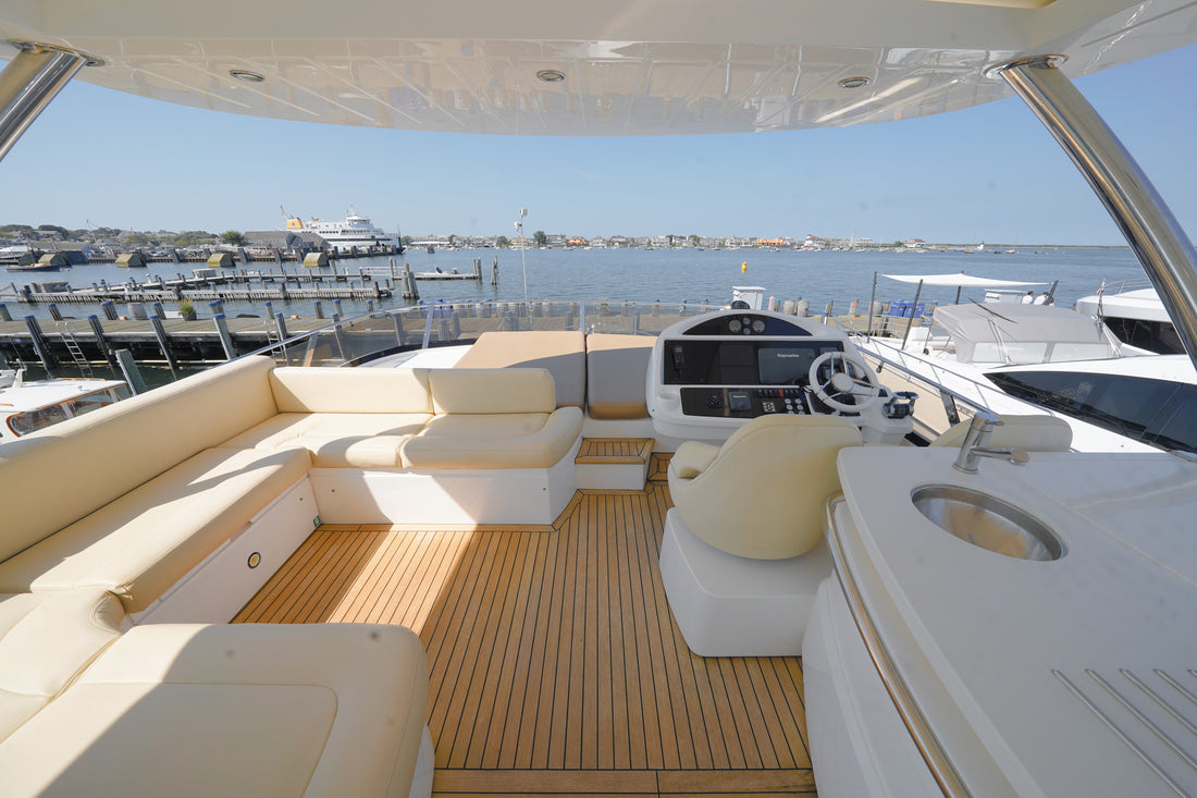 Experience Luxury on the Atlantic: Chartering the Sunseeker Manhattan 74 'Catch The Wave' Yacht in Nantucket
